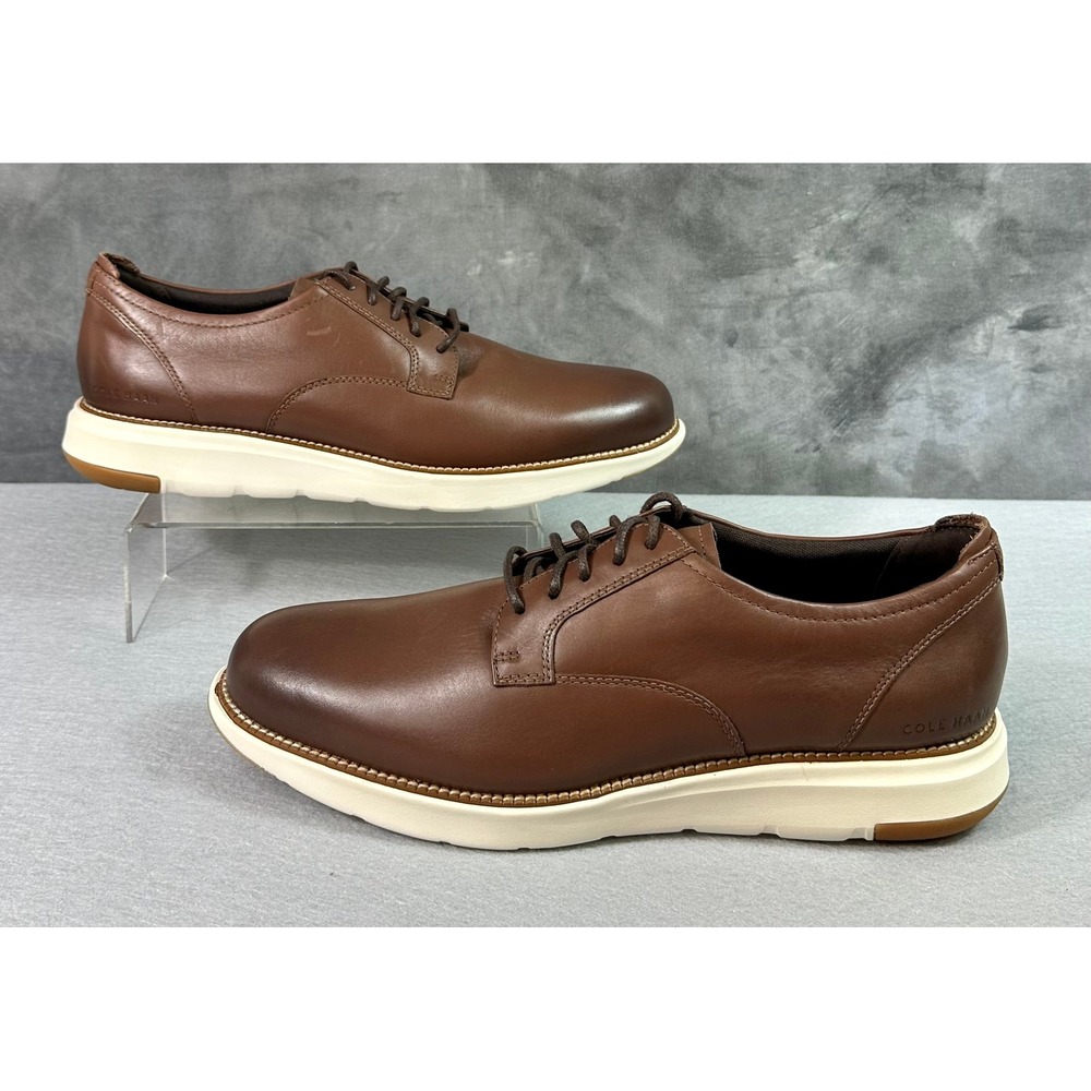 Cole Haan Men's Brown Grand Atlantic Oxford Dress Shoe sz 12M (S2296) - Picture 2 of 9